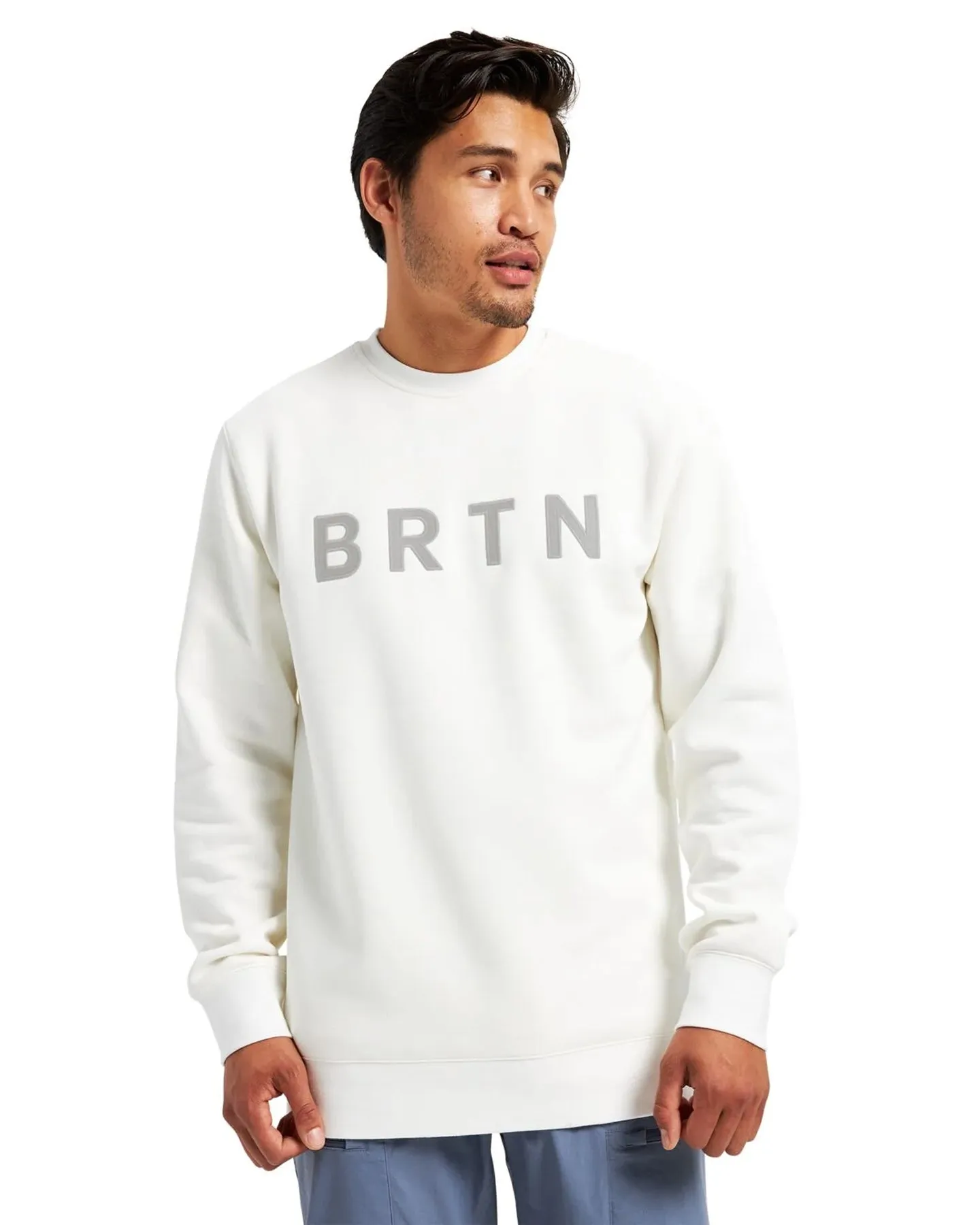 Burton Brtn Crewneck Sweatshirt - Stout White