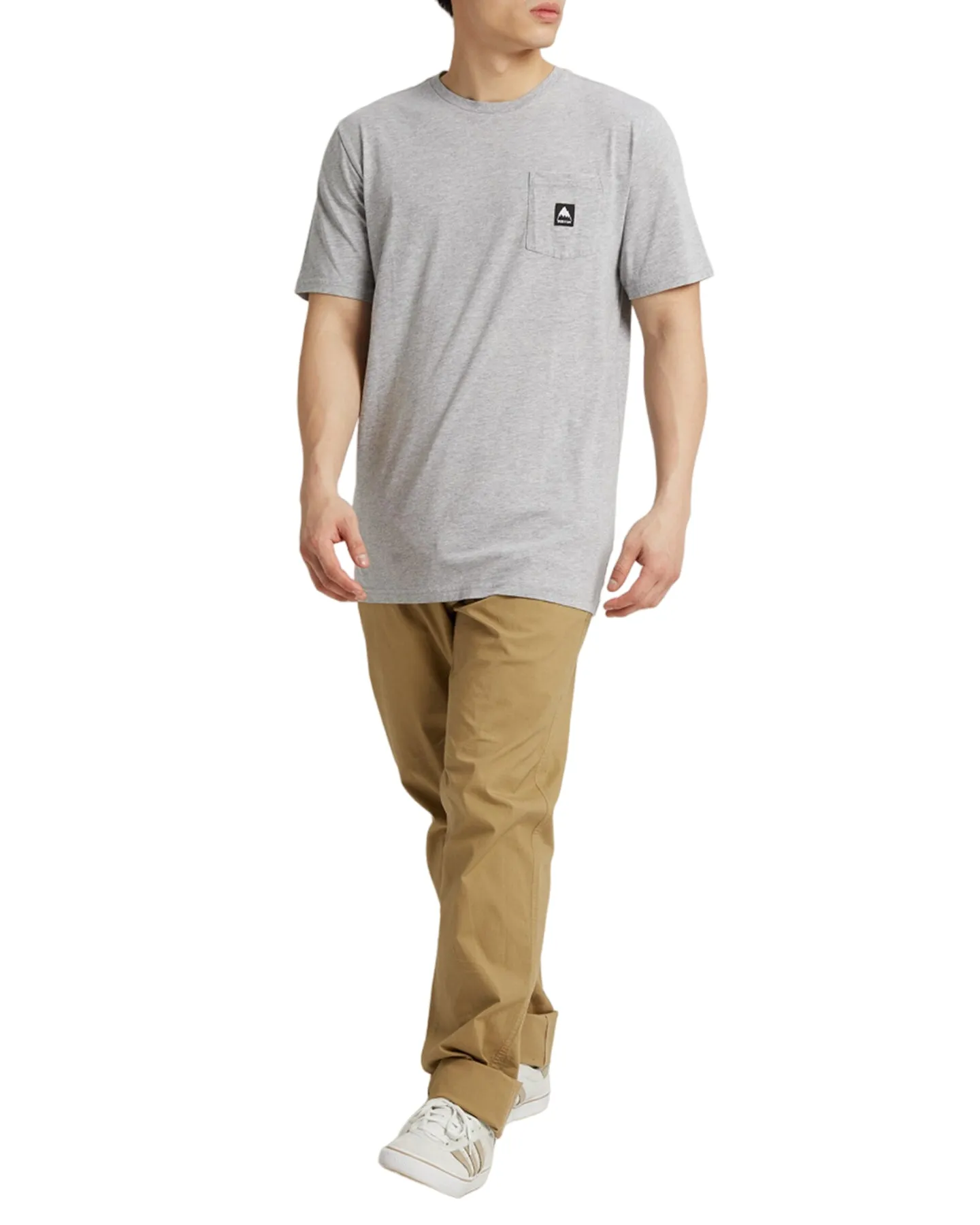 Burton Colfax Short Sleeve T-Shirt - Gray Heather