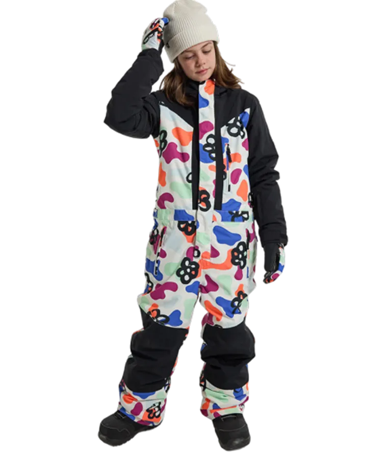 Burton Kids One Piece - True Black/Flora Mirage - 2023