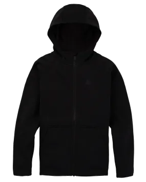 Burton Kids' Crown Weatherproof Full-Zip Fleece - True Black