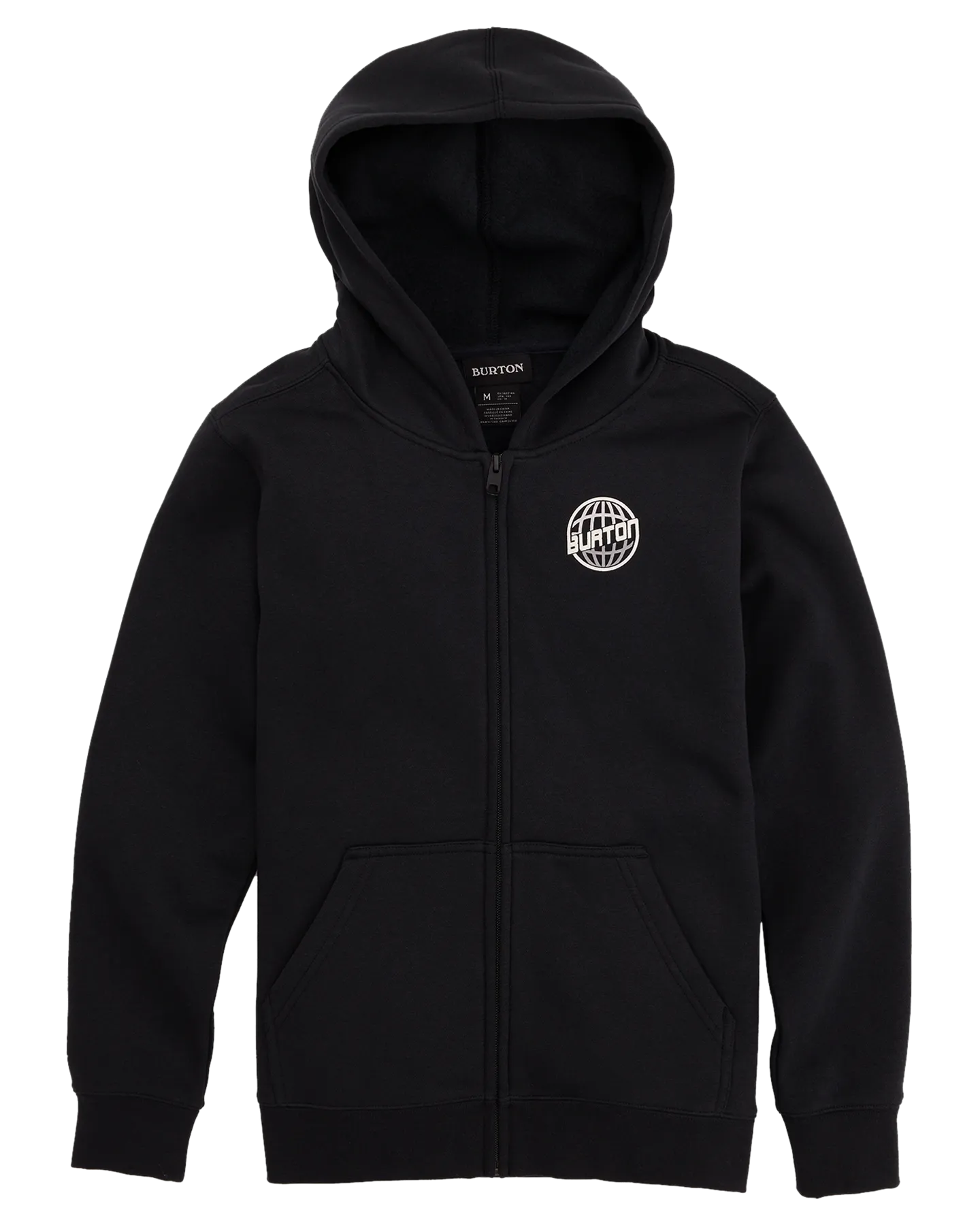 Burton Kids' Westdale Full-Zip Hoodie - True Black