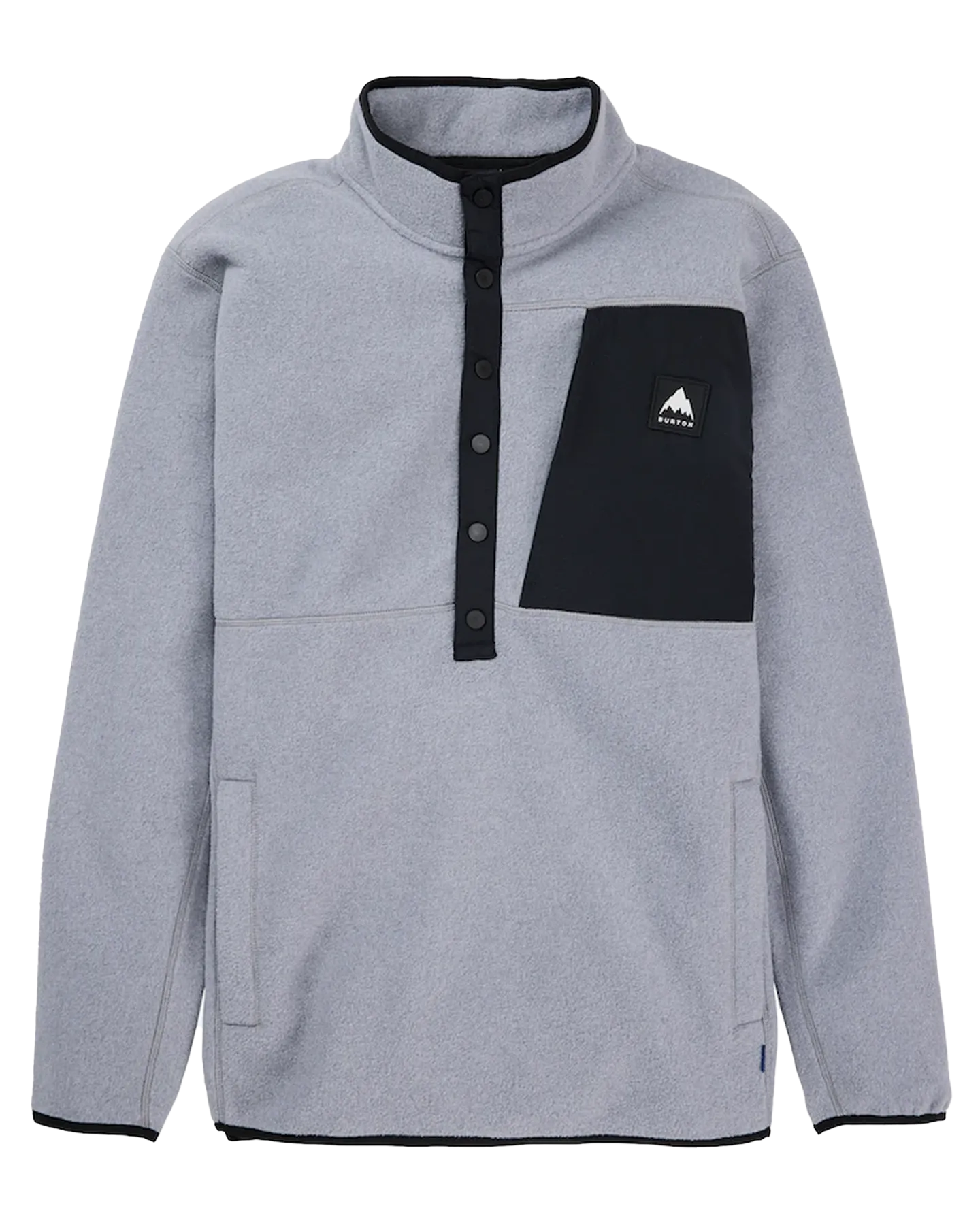 Burton Men's Cinder Fleece Pullover - Gray Heather