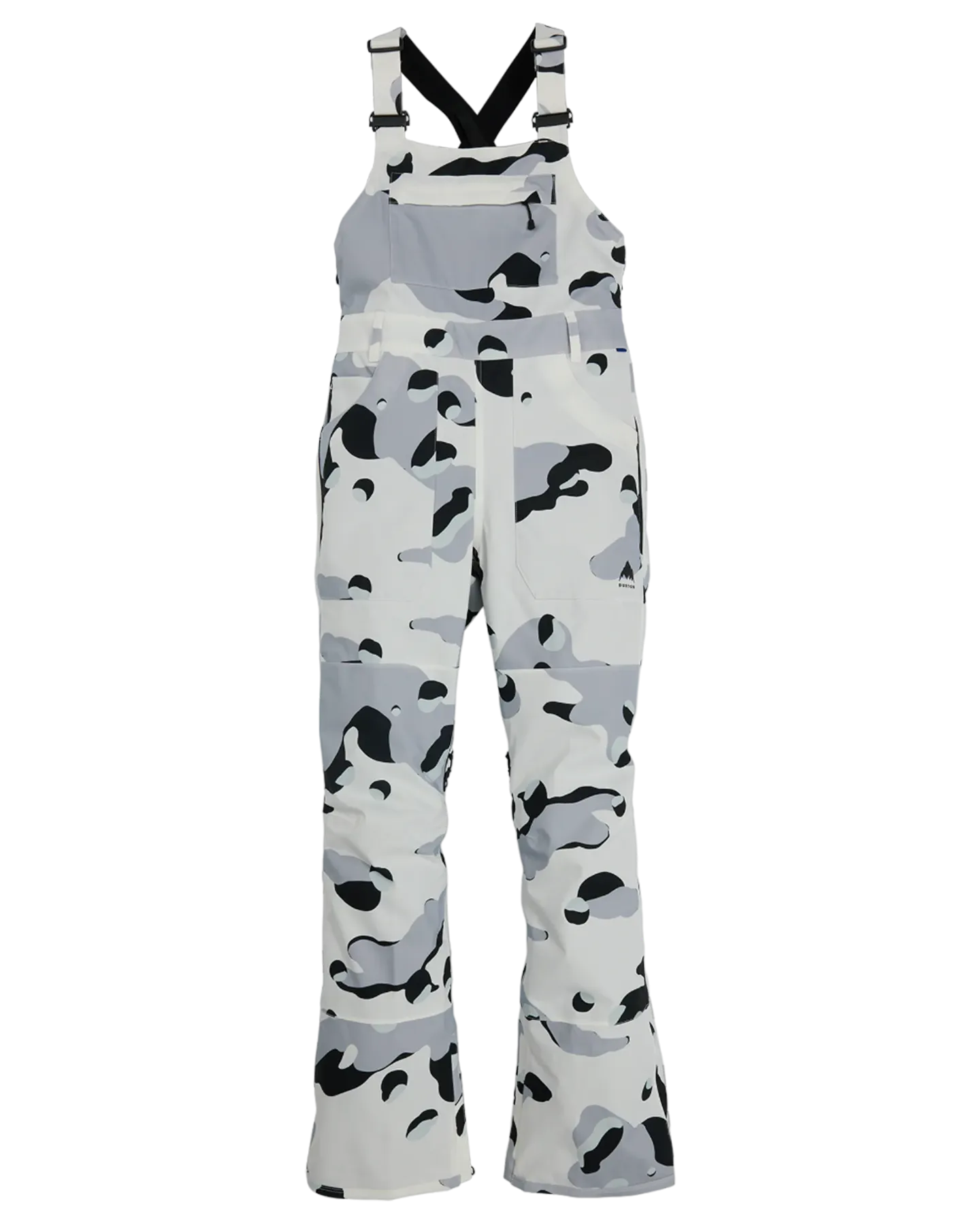 Burton Women's Avalon Stretch 2L Bib Snow Pants - Stout White Cookie C