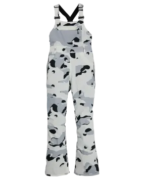 Burton Women's Avalon Stretch 2L Bib Snow Pants - Stout White Cookie C