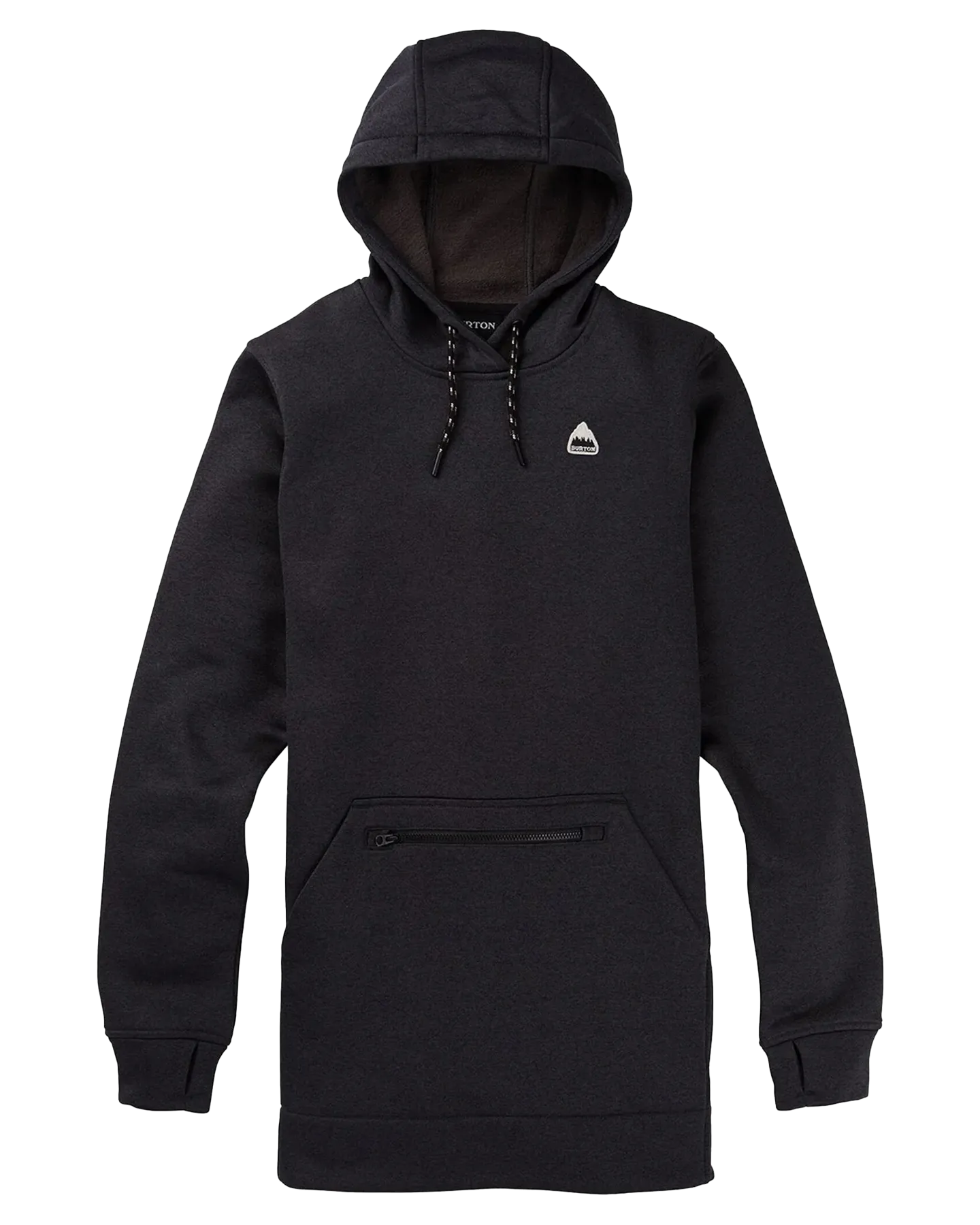 Burton Women's Oak Long Pullover Hoodie - True Black Heather