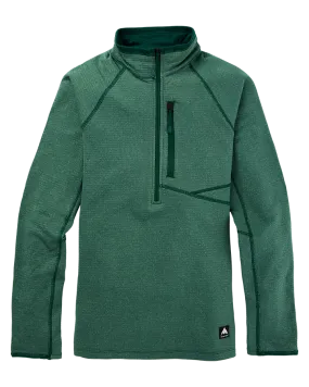 Burton Women's Stockrun Grid Half-Zip Fleece - Botanical Garden - 2023