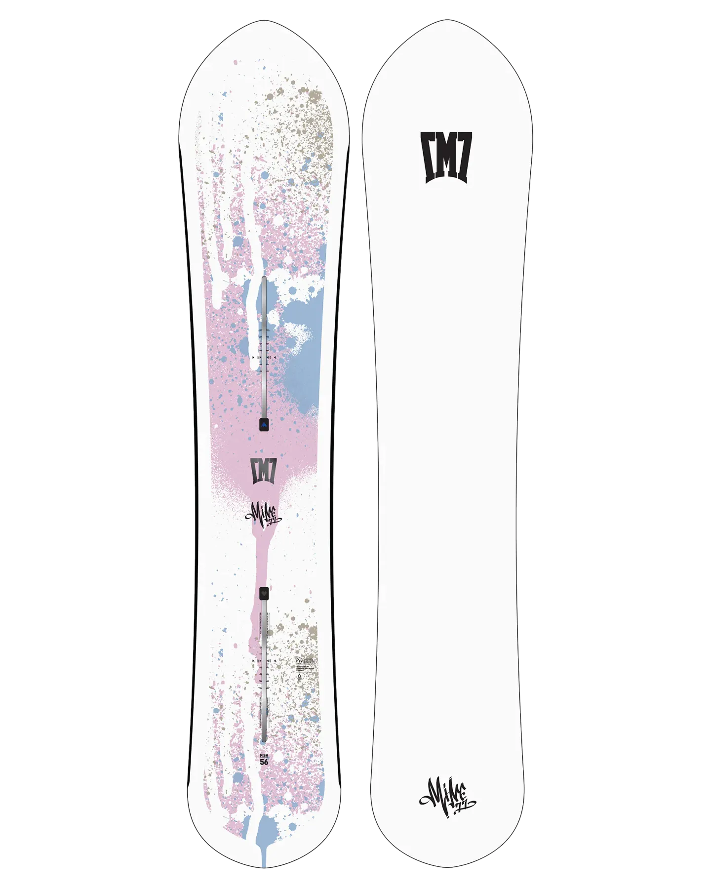 Burton X Mine77 Fish Snowboard - 2024