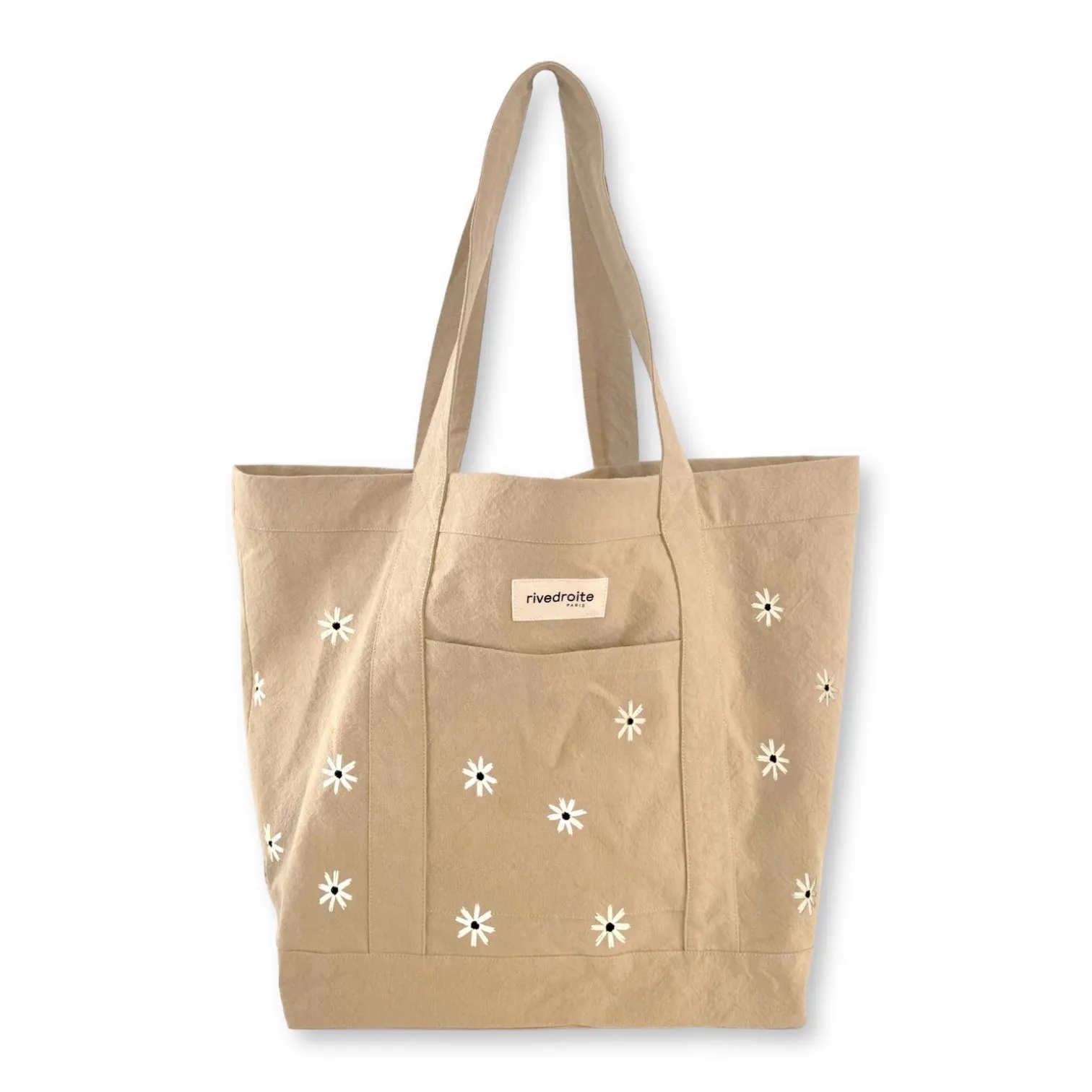 Buy online Rivedroit Amelot Tote Bag Beige Daisy | Steranko Manchester