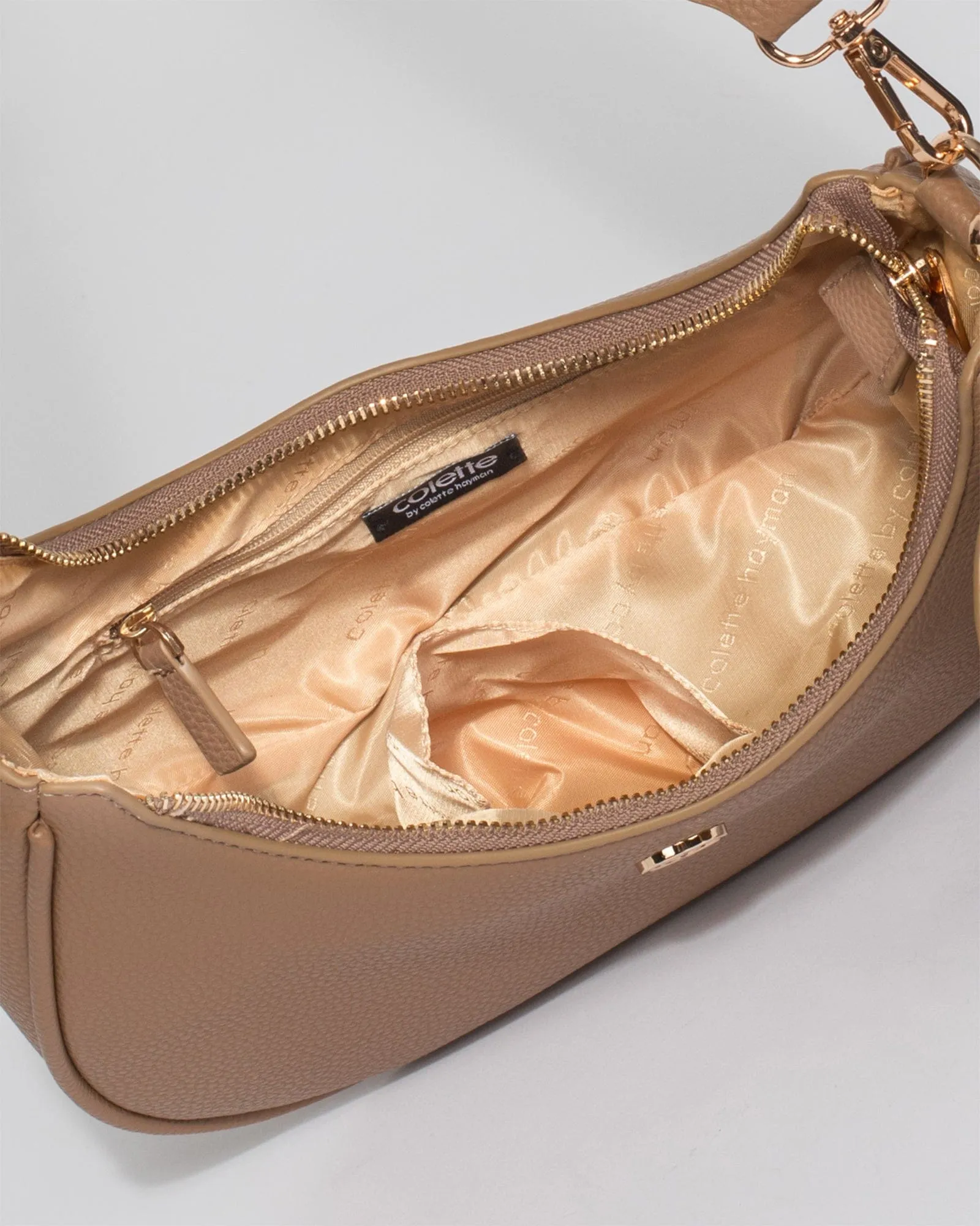 Caramel Flavia Webbing Crossbody Bag