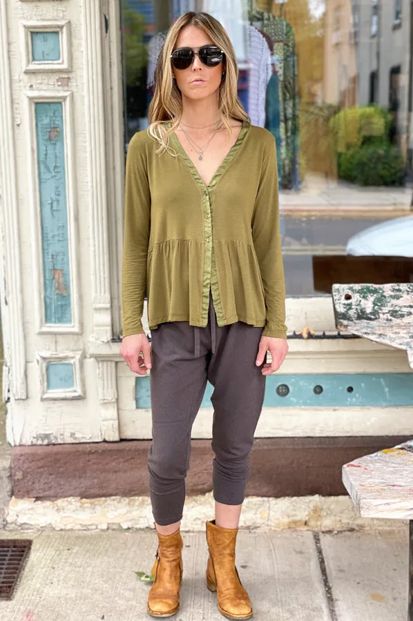Cardigan - Olive