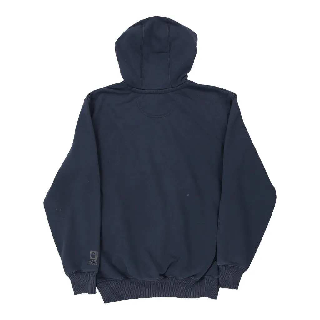 Carhartt Hoodie - Medium Navy Cotton Blend