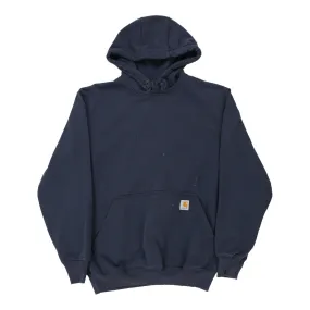 Carhartt Hoodie - Medium Navy Cotton Blend