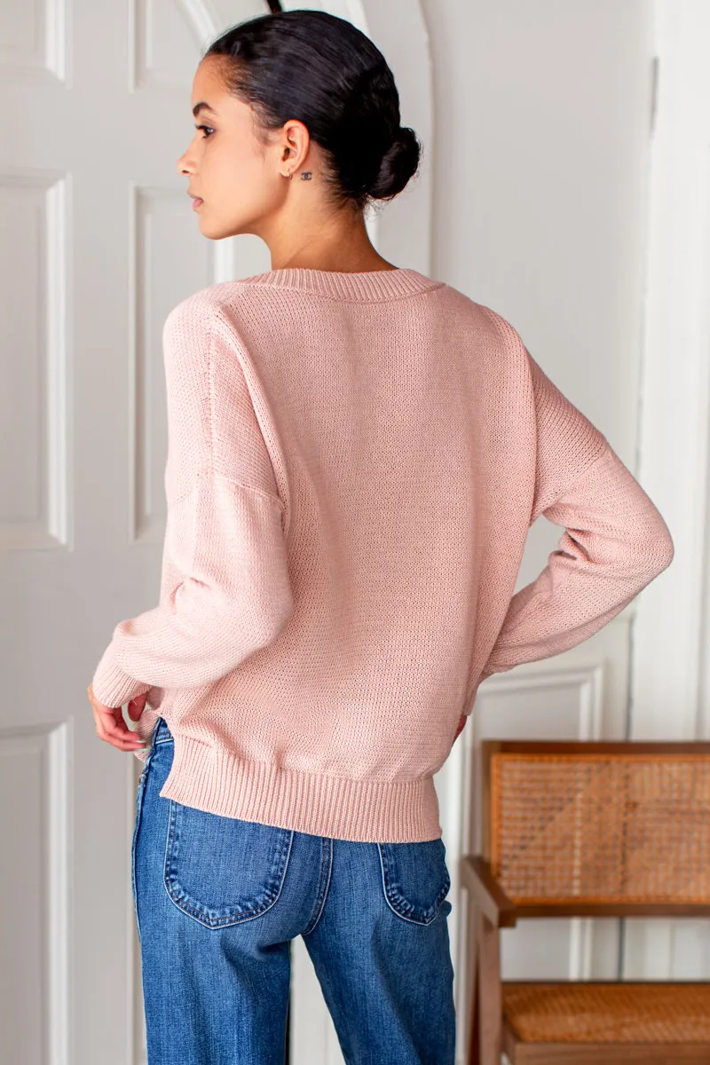 Carolyn Cardigan - Muted Clay Organic