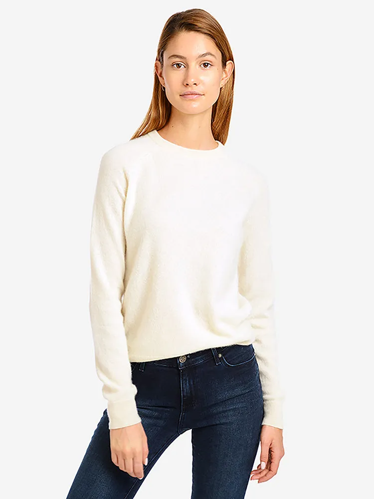 Cashmere Raglan Crew Cambridge Sweater