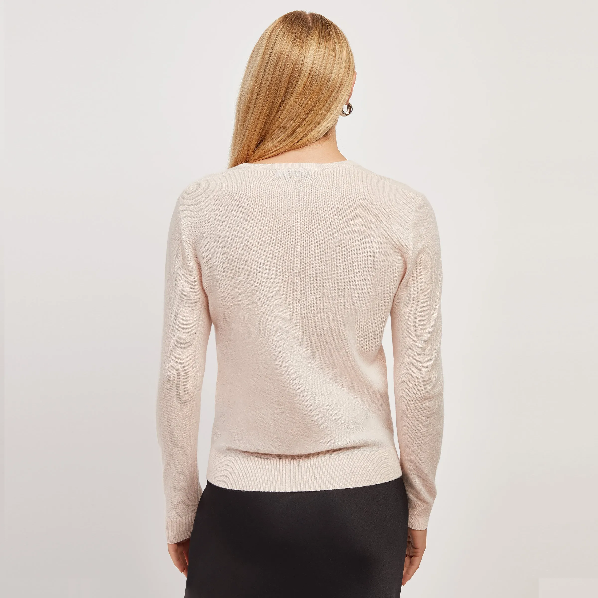 Cashmere V-Neck Willow Sweater