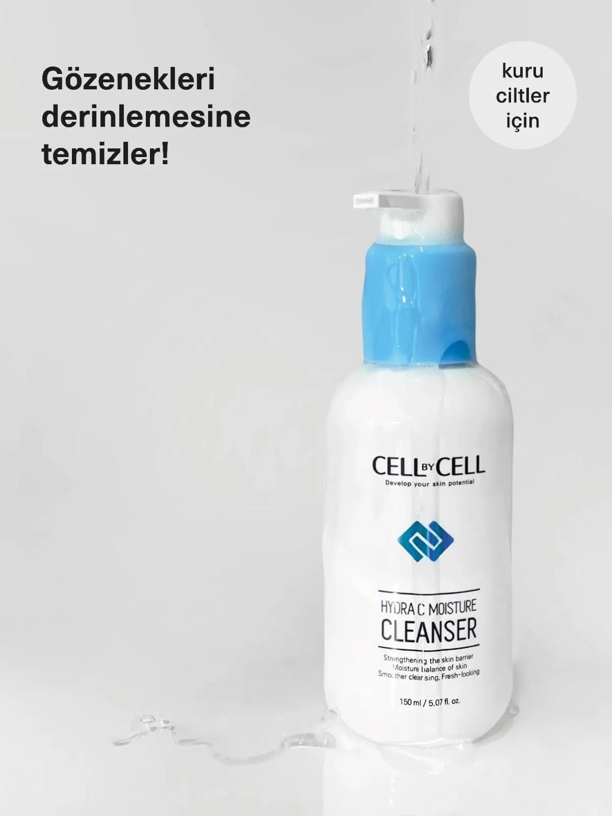 CELL BY CELL Hydra C Moisture Lotion/Toner/Cleanser - 150 ml*3