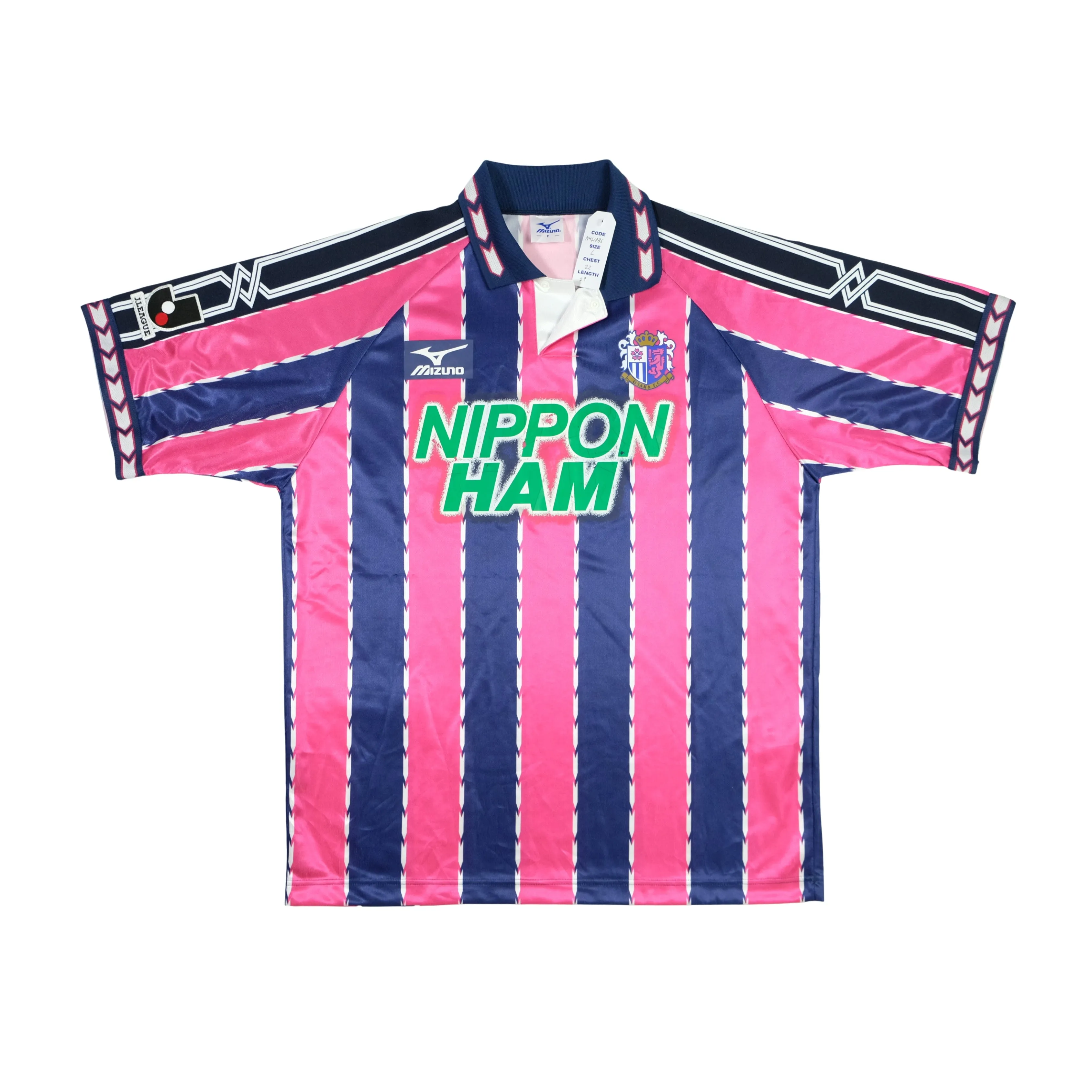 Cezero Osaka 1999 J-League Japan Mizuno Home Football Shirt Large