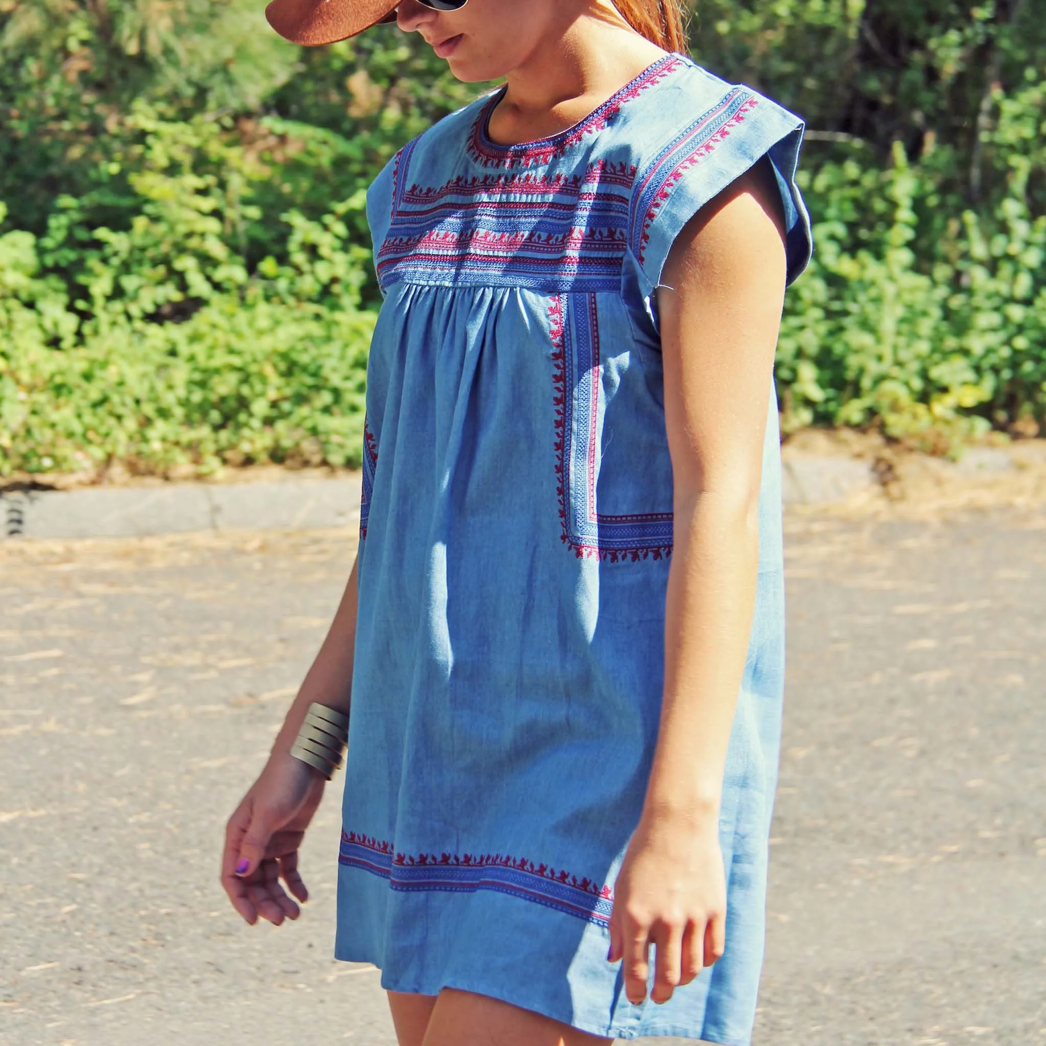 Chambray Clouds Dress