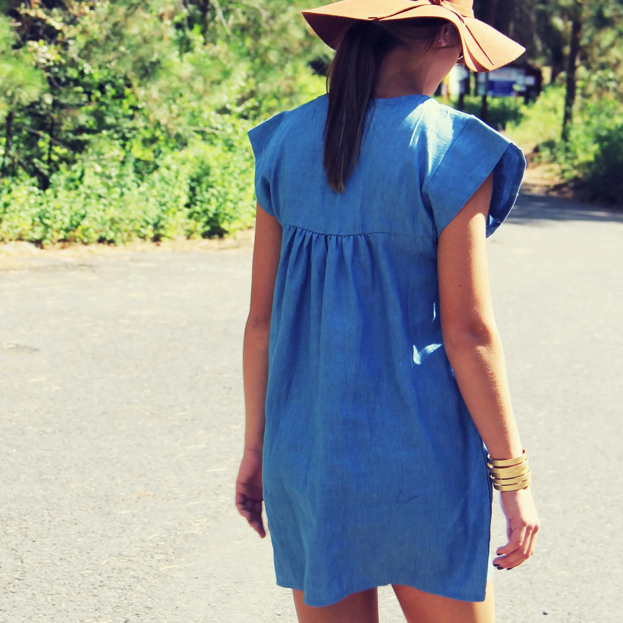 Chambray Clouds Dress