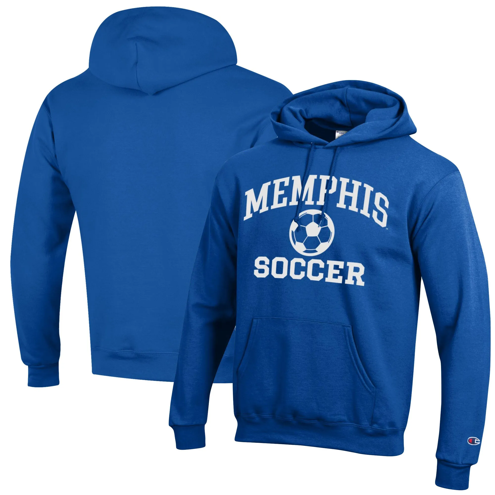 Champion Memphis Tigers Royal Soccer Icon Powerblend Pullover Hoodie