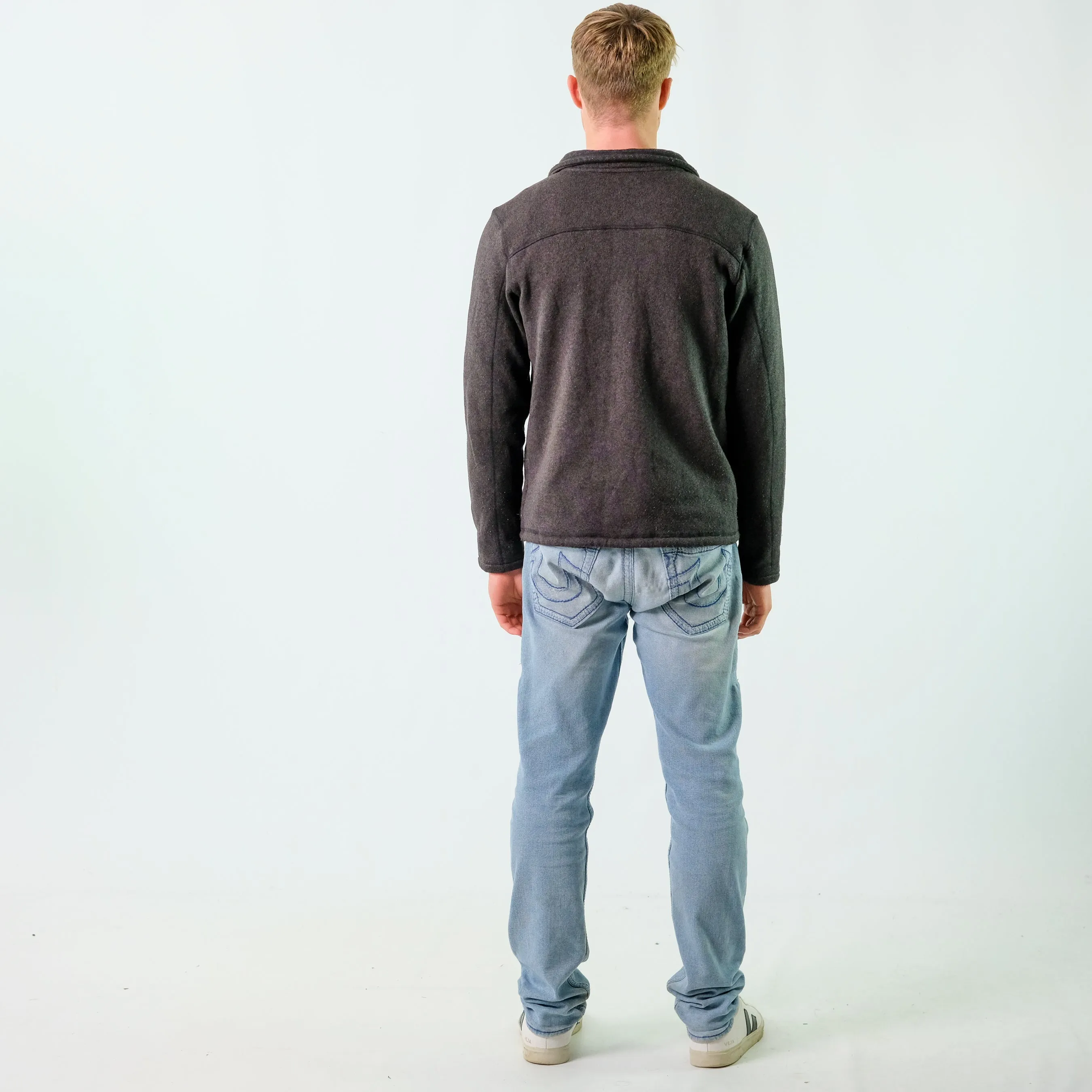 Charcoal Grey y2ks The North Face Fleece (L)