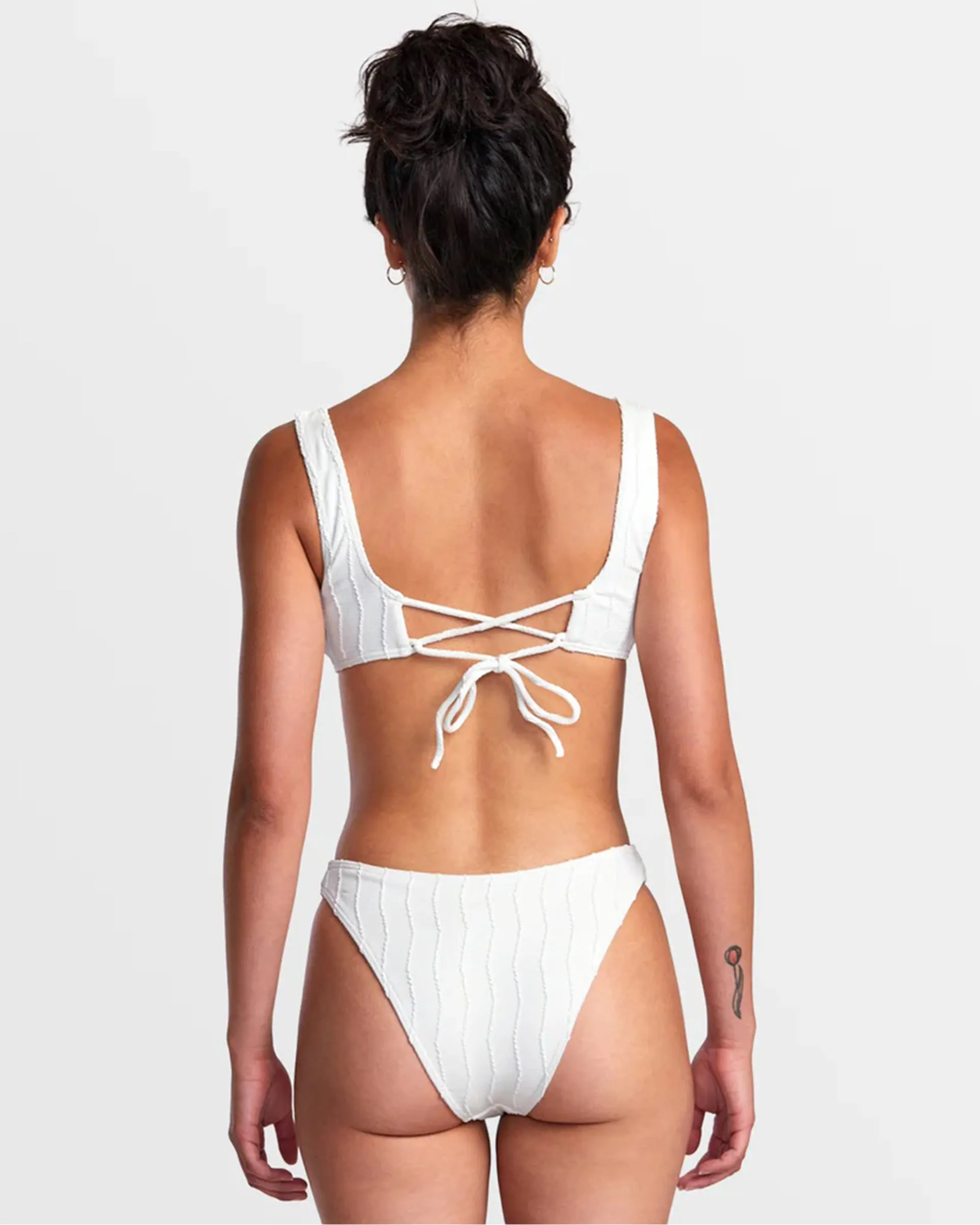 Chevy Grooves Laceback Bralette Bikini Top