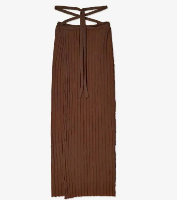 CHU SKIRT - CHESTNUT