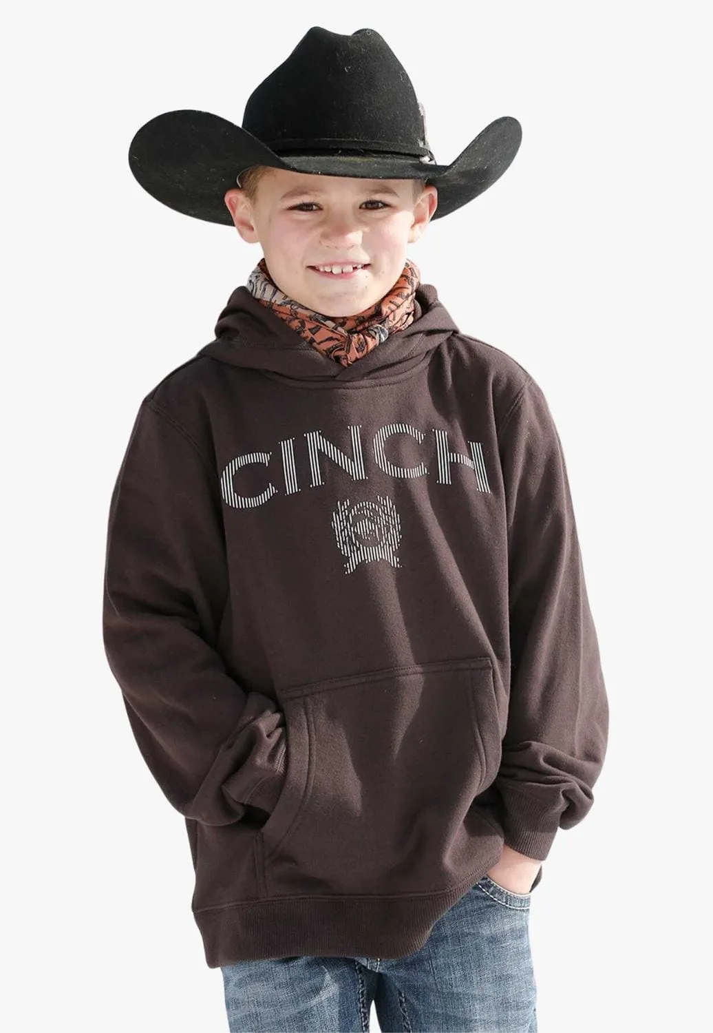 Cinch Boys Logo Pullover Hoodie