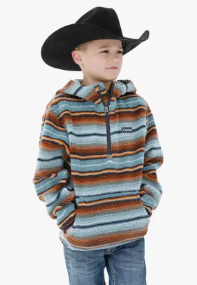 Cinch Boys Stripe Sherpa Fleece Hoodie