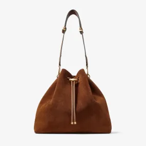 Cinch L Tan Suede Bag