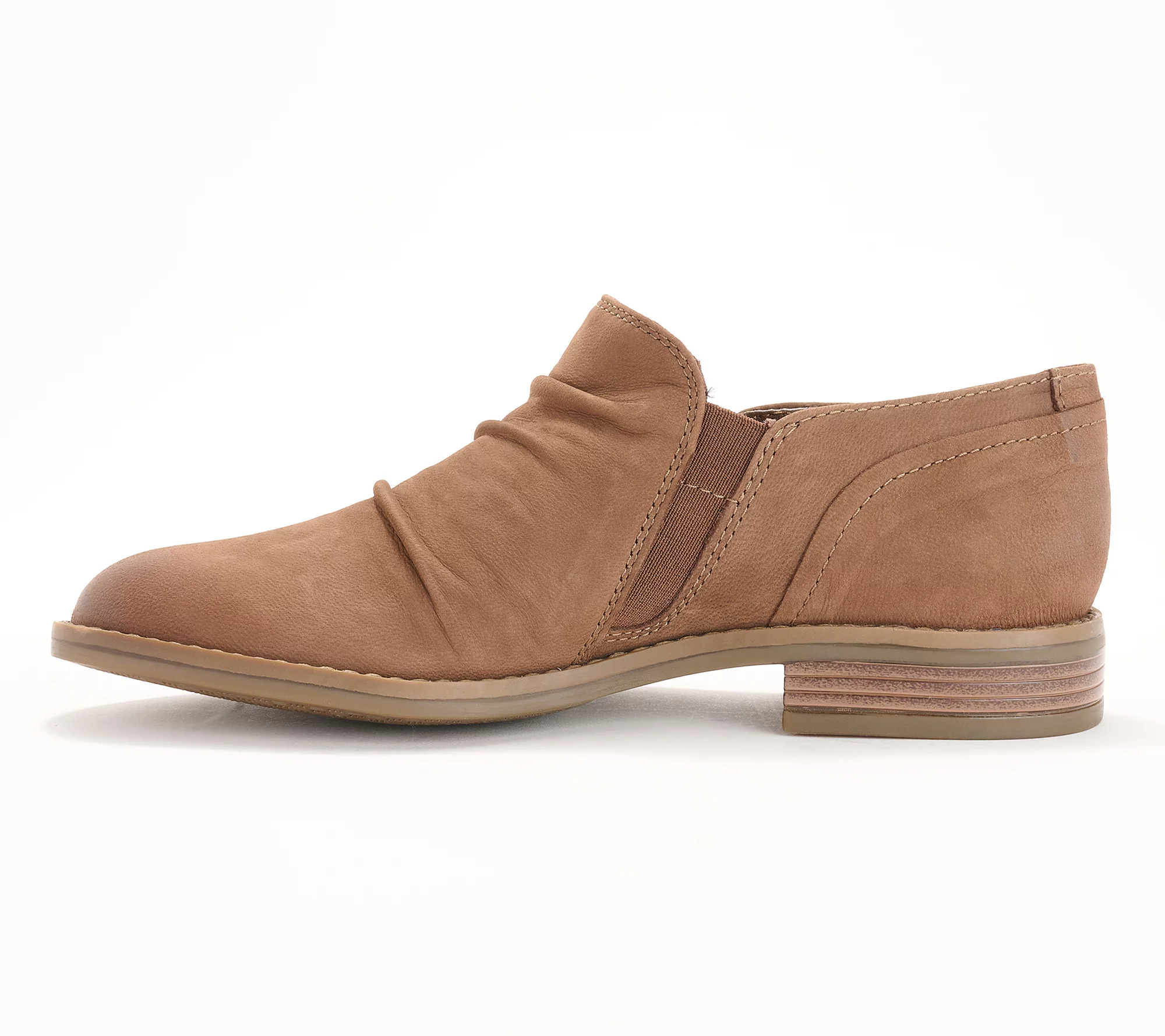 Clarks Collection Leather Side Zip Shooties - Camzin Pace