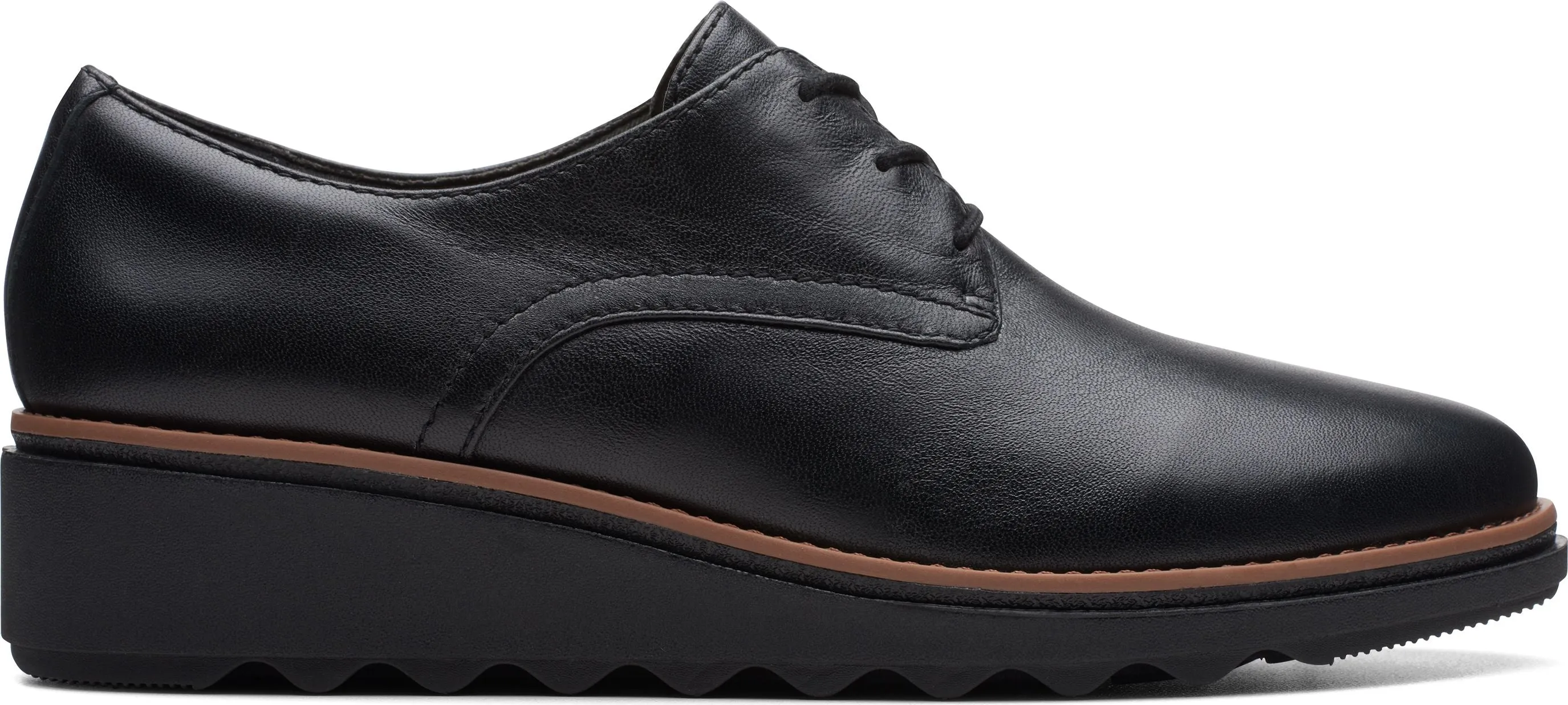 Clarks Sharon Rae Black Leather