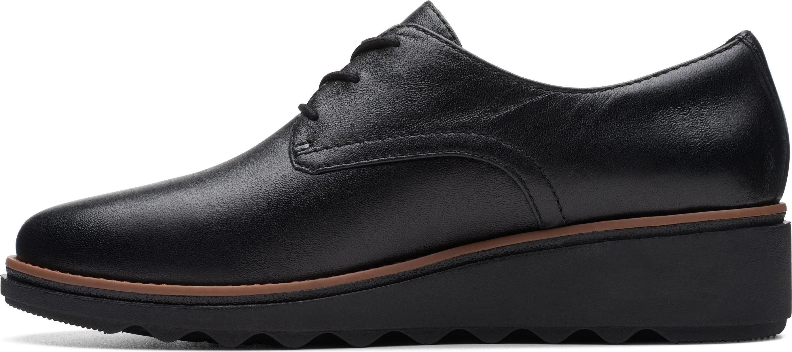 Clarks Sharon Rae Black Leather