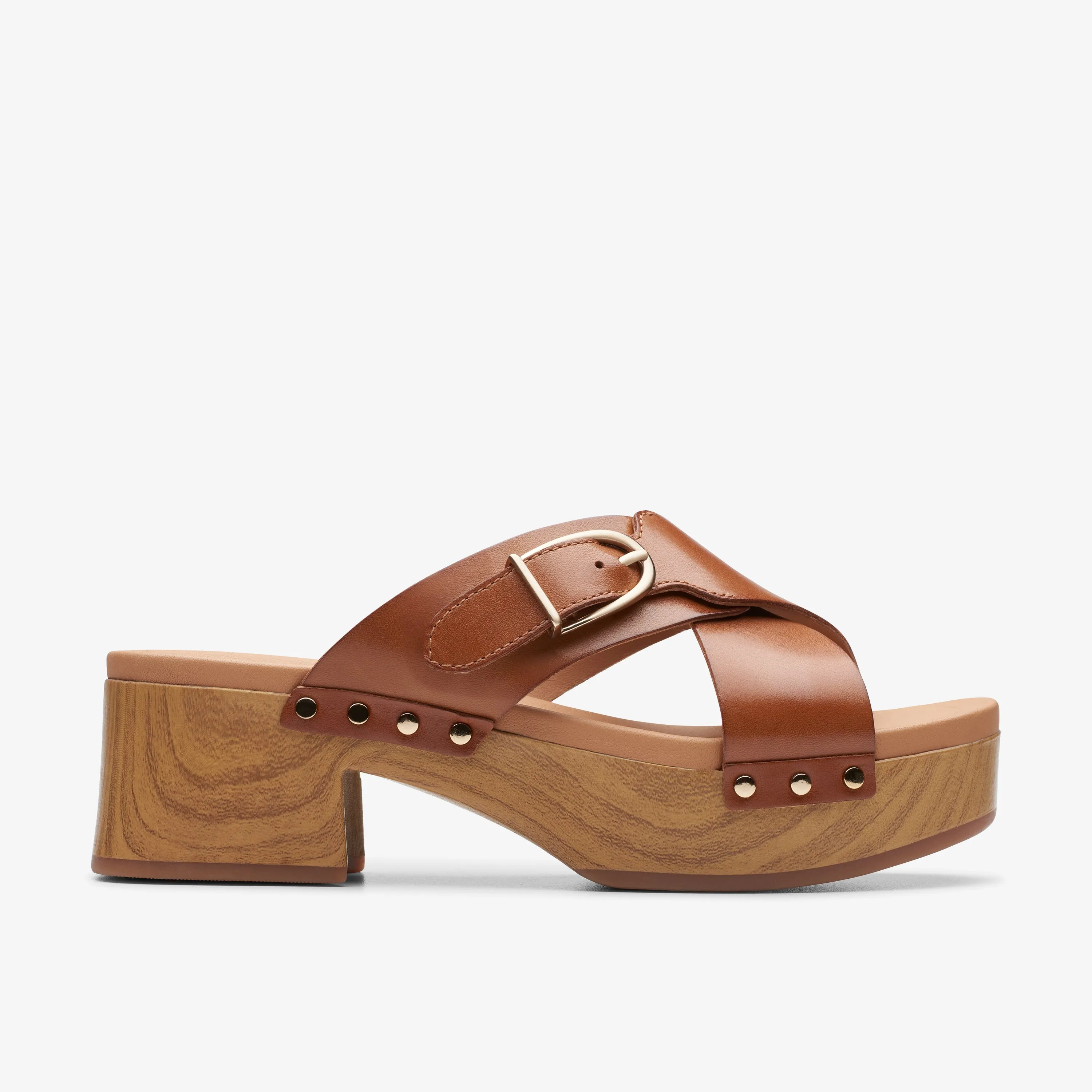 Clarks Sivanne Walk Leather Tan