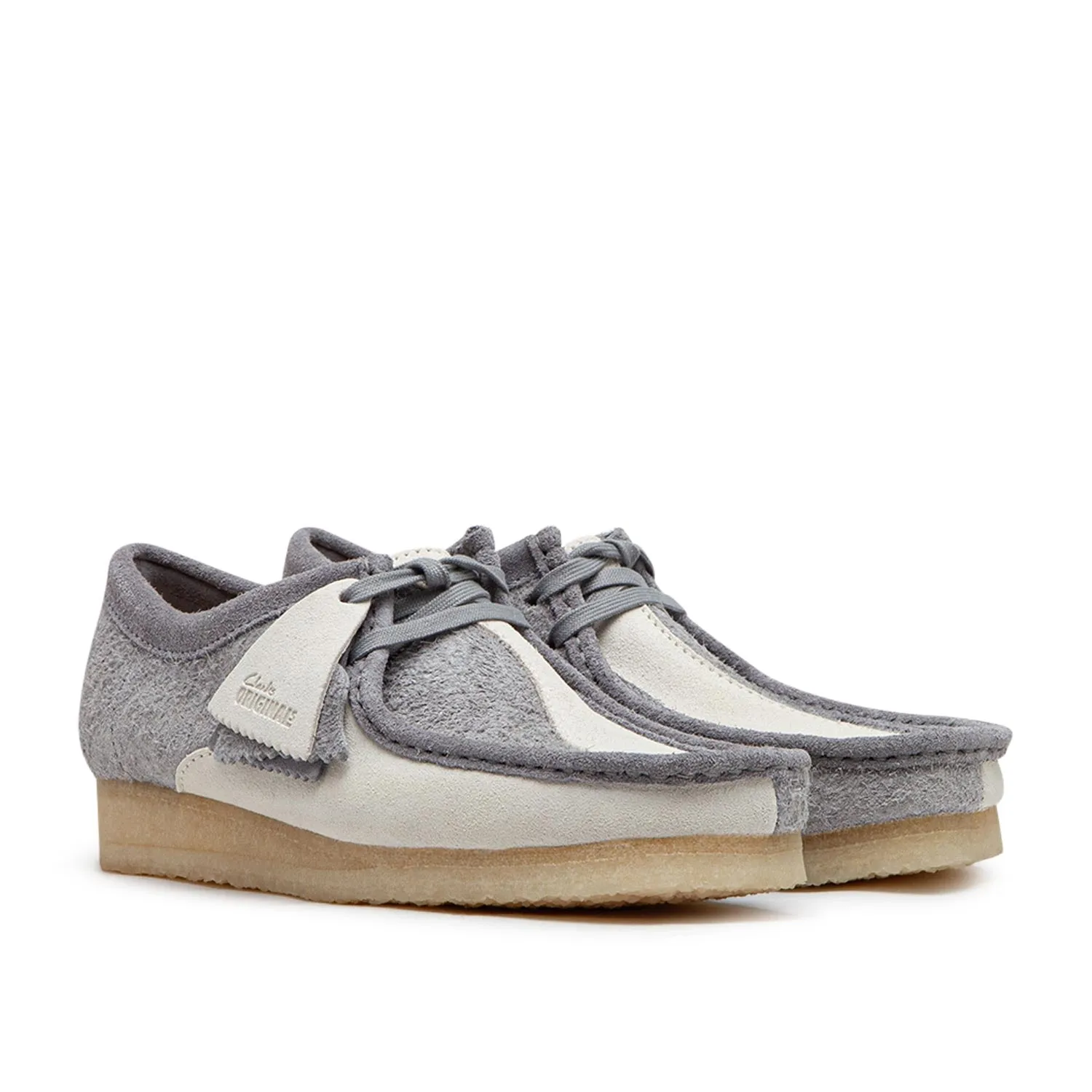 Clarks Wallabee (Grey / Off White)