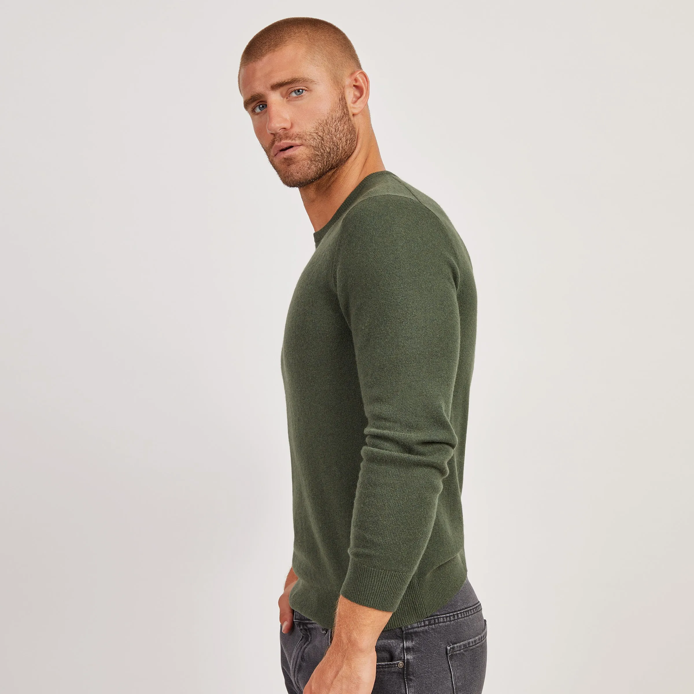 Classic Cashmere Crew Bergen Sweater