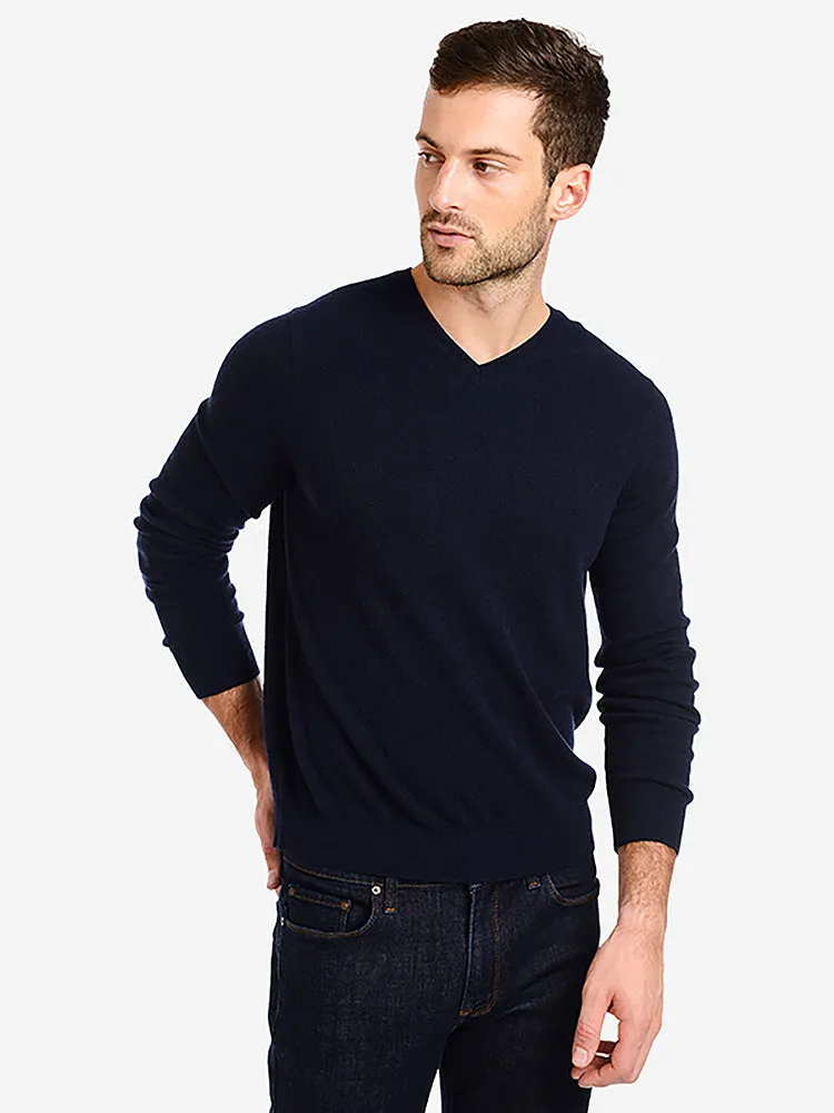 Classic Cashmere V-Neck Bergen Sweater