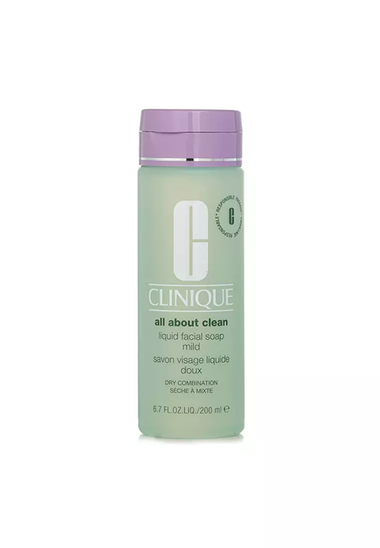 Clinique CLINIQUE - All About Clean Liquid Facial Soap Mild - Dry Combination Skin 200ml/6.7oz