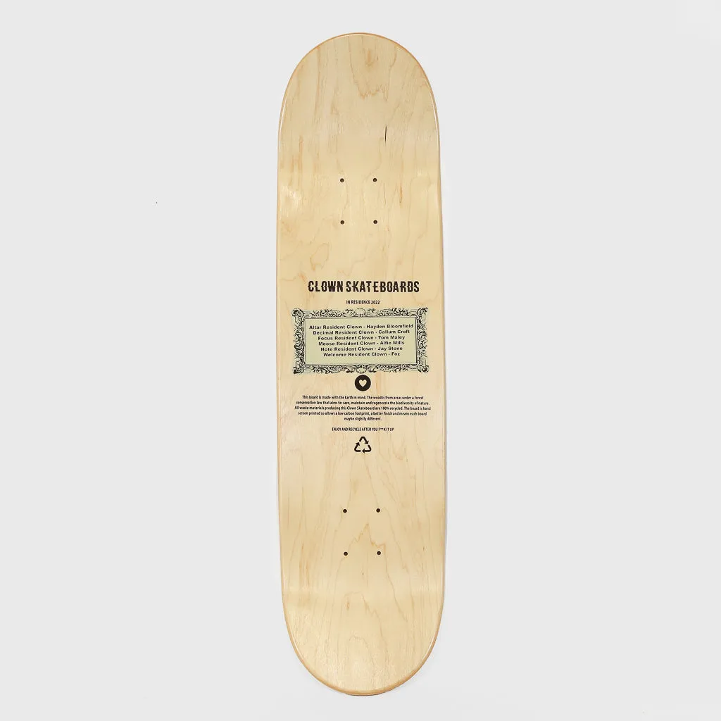 Clown Skateboards - 8.375 Welcome Resident Clowns Skateboard Deck
