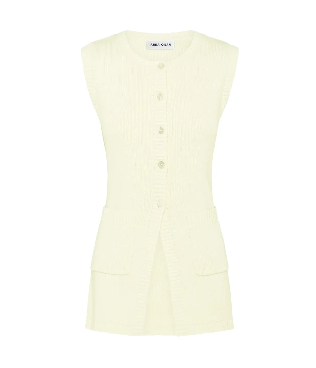 Codie Sleeveless Vest Top in Silence