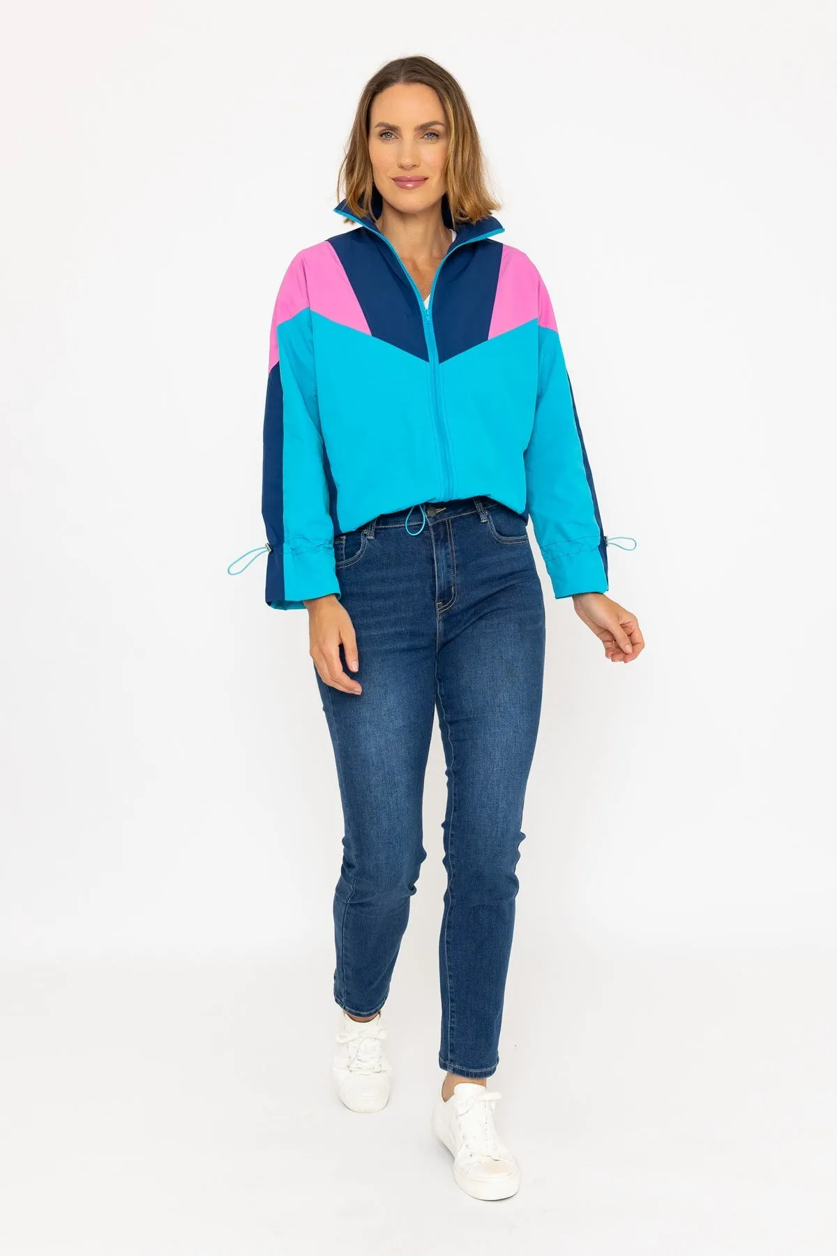 Colour block Wind Breaker Jacket