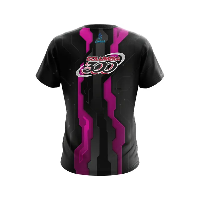 Columbia 300 Sport Technology Pink CoolWick Bowling Jersey