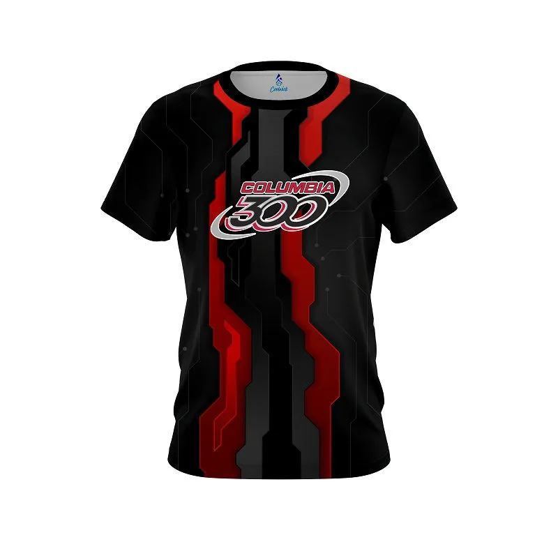 Columbia 300 Sport Technology Red CoolWick Bowling Jersey