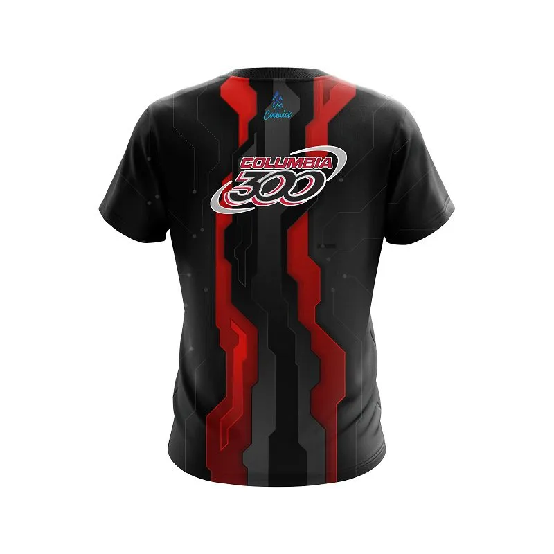 Columbia 300 Sport Technology Red CoolWick Bowling Jersey