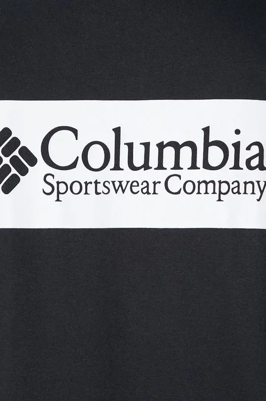 Columbia cotton t-shirt North Cascades black color