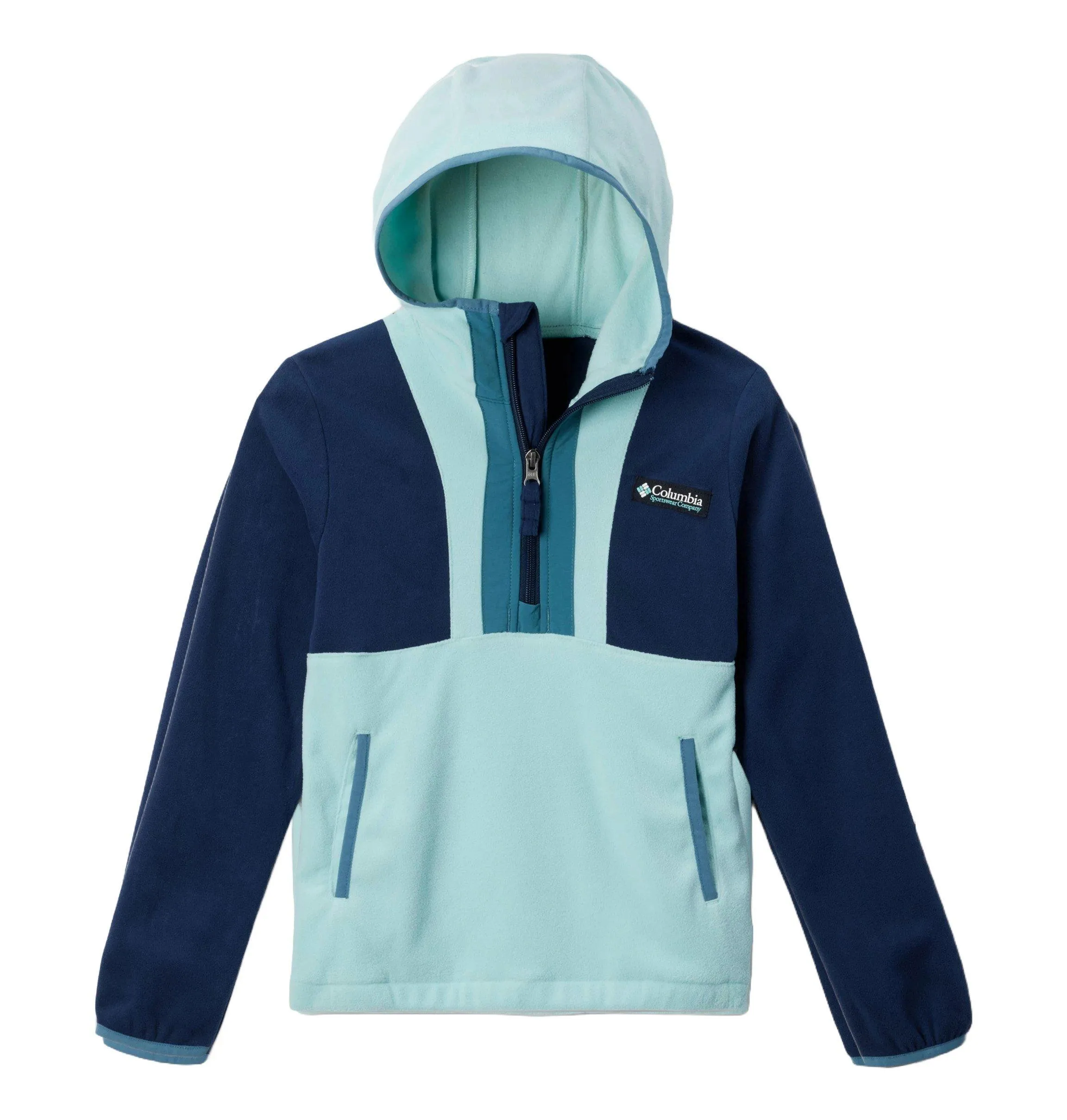 Columbia Kids' Back Bowl Lite 1/2 Zip Hoodie - Blue | George Fisher