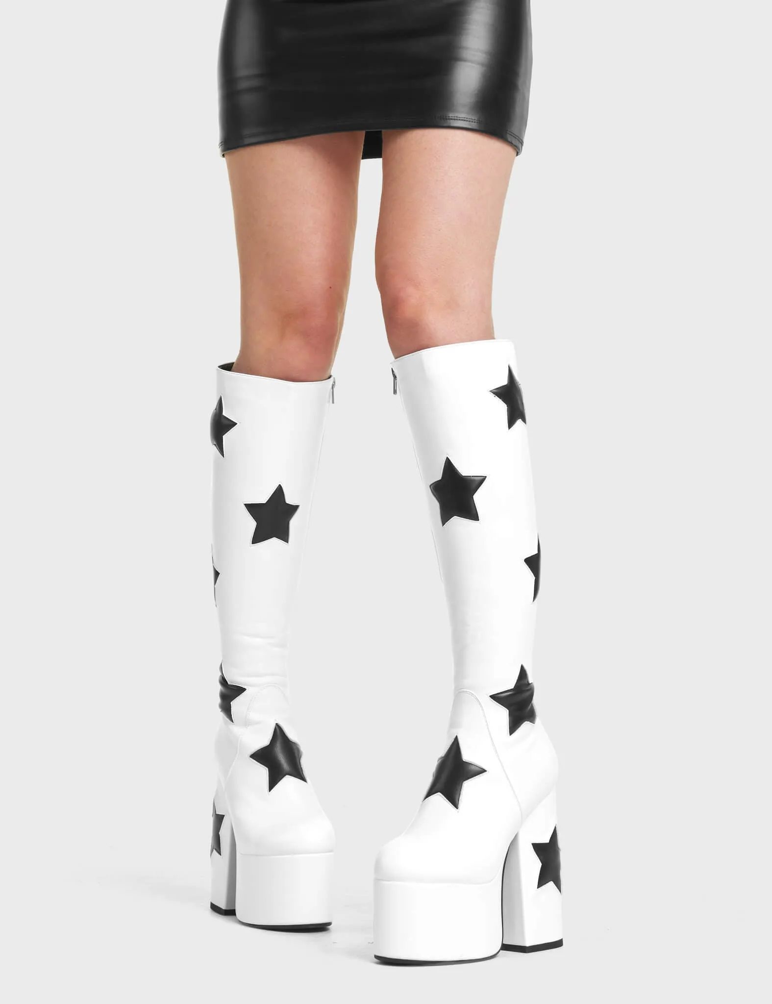Comet Platform Knee High Boots
