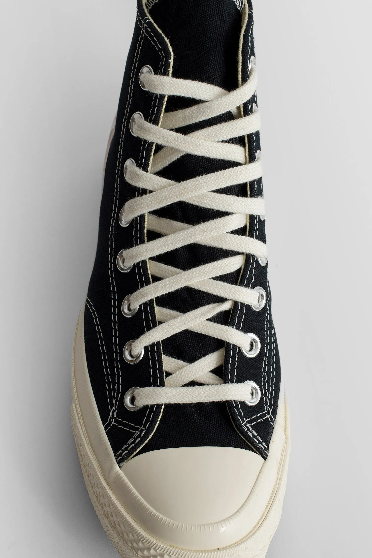 comme des garçons play chuck taylor hi sneakers