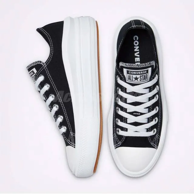 Converse Canvas Color Chuck Taylor All Star Move Black W...