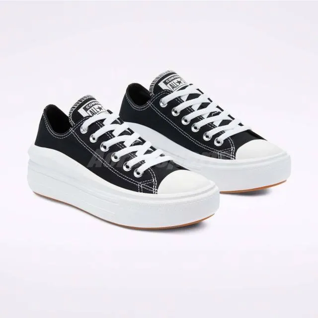 Converse Canvas Color Chuck Taylor All Star Move Black W...